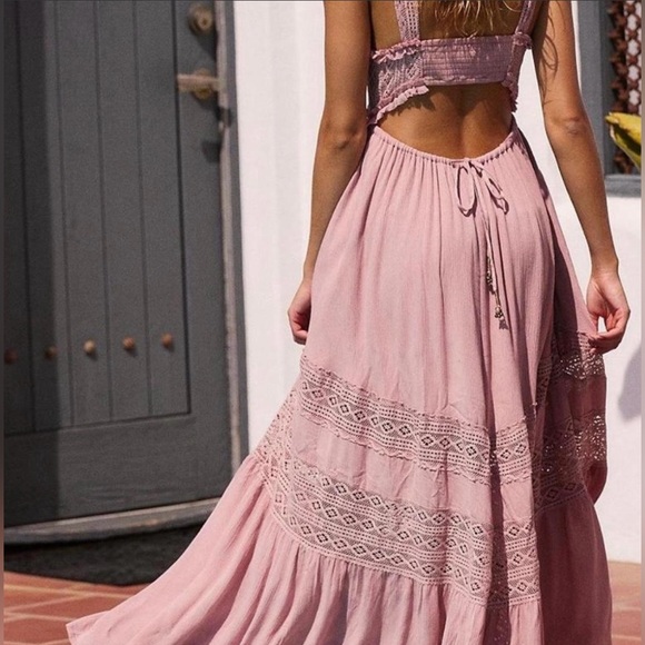 Free People Hadlee Maxi Dress Size Large - Picture 2 of 13
